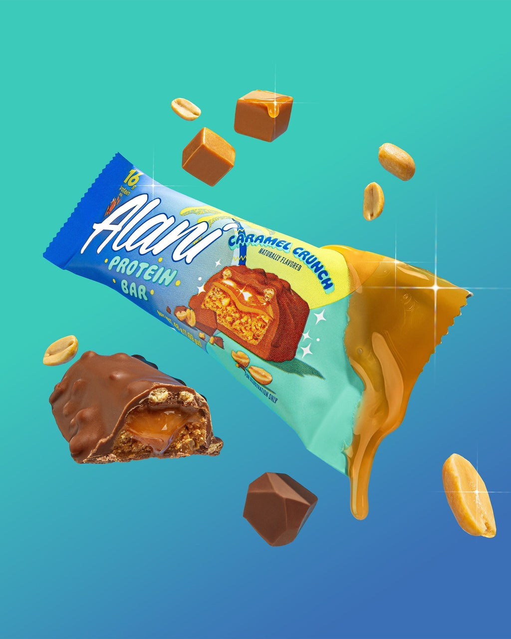 protein bar - caramel crunch